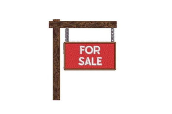 For Sale Sign: A Craft Fair Embroidery Review