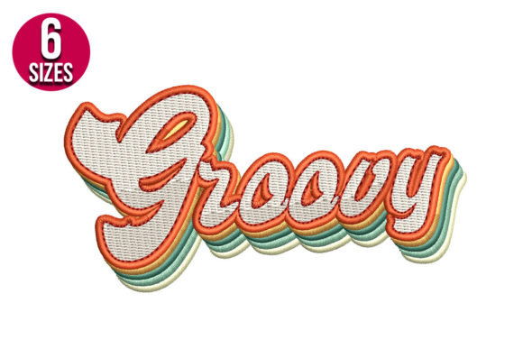 Groovy Embroidery Design Review for Merch
