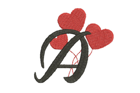 Review: Heart Alphabet Letter A for Boutique Sweatshirts