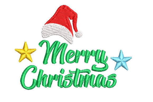 Reviewing Merry Christmas Letter with Cap for Craft Fairs