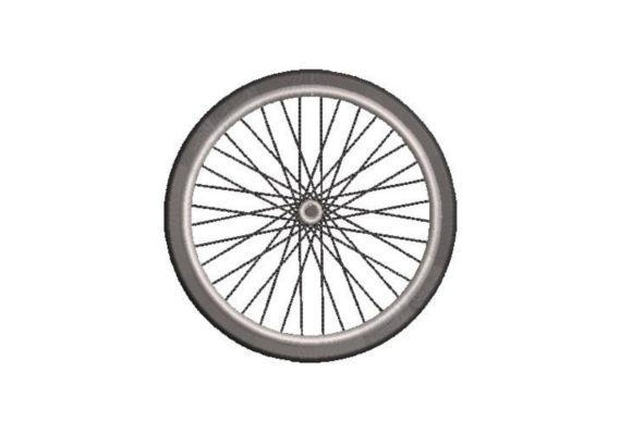Reviewing the Bicycle Wheel Embroidery Design for Business