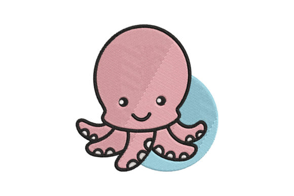 Reviewing the Cute Baby Animal Squid Cartoon Design