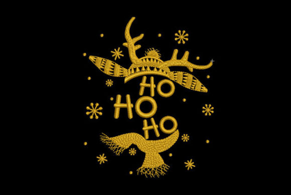 Santa Claus and Golden Reindeer Design Review