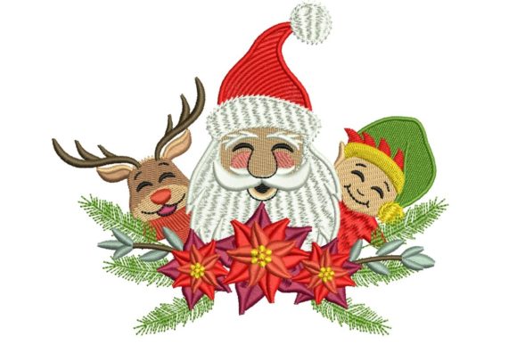 Santa Deer Elf Christmas Embroidery Review